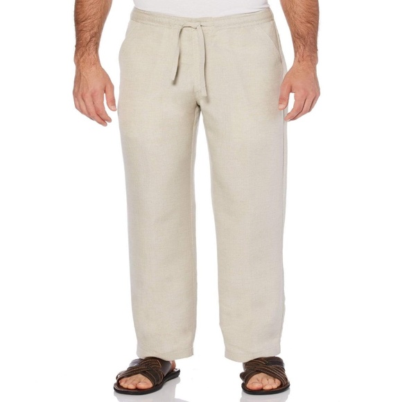 Cubavera Linen Draw String Pants Mens NWT - Picture 1 of 9